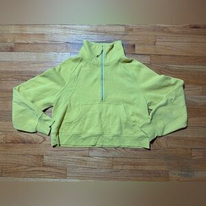 Lululemon - Softstreme Quarter Zip Cropped Sweatshirt Sz M/L
